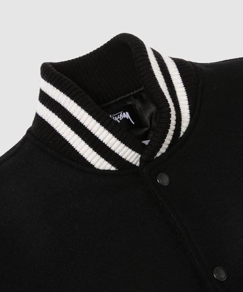 JUNYA WATANABE MAN(ジュンヤワタナベマン)の「Stussy W-NAME 「Dragon」PRINT STADIUM JACKET(スタジャン・メンズ・ブラック・L/M/S/XS/XL)」の7枚目の写真