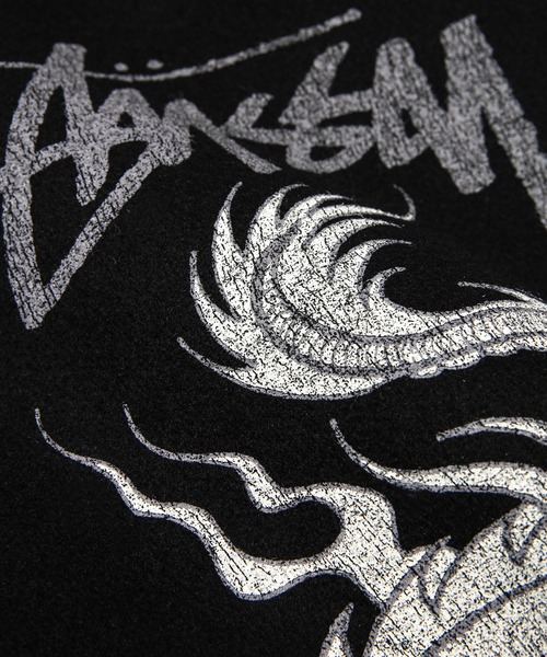 JUNYA WATANABE MAN(ジュンヤワタナベマン)の「Stussy W-NAME 「Dragon」PRINT STADIUM JACKET(スタジャン・メンズ・ブラック・L/M/S/XS/XL)」の14枚目の写真