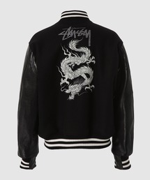 JUNYA WATANABE MAN（ジュンヤワタナベマン）の「Stussy W-NAME 「Dragon」PRINT STADIUM JACKET（スタジャン）」