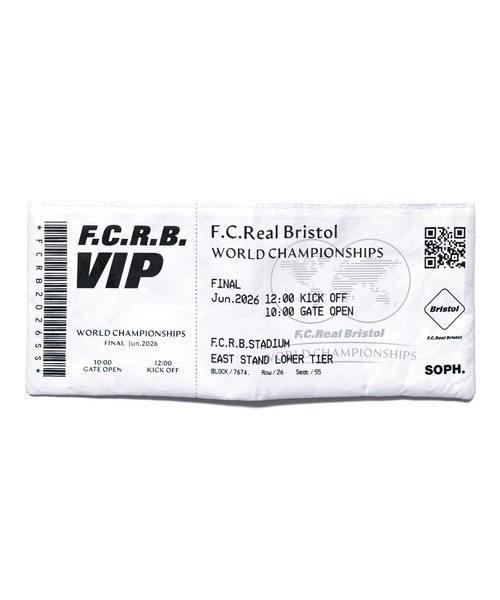 TICKET MINI WALLET（財布）｜F.C.Real Bristol（エフシーレアル
