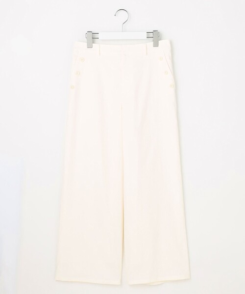 J.PRESS（ジェイプレス）の「【WEB限定カラーあり】タスランチノ セミワイド パンツ（その他パンツ・レディース・グレー系/ベージュ系1/アイボリー系・T15/T17/T13）」の10枚目の写真
