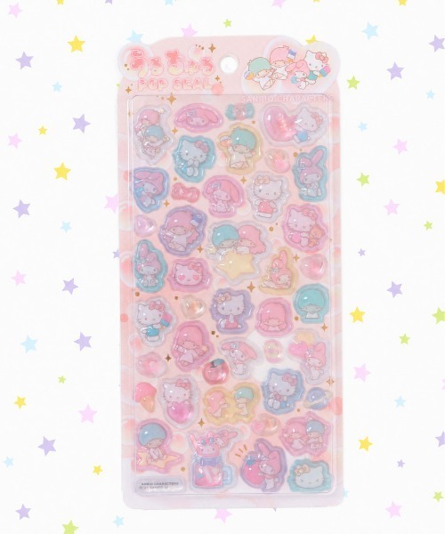 nini toys(ニニトイズ)の「【nini toys】≪サンリオ≫うるちゅるポップシール(ステッカー/テープ・レディース・C/B/A/D・ONESIZE)」の1枚目の写真