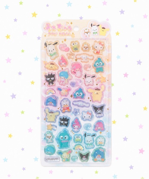 nini toys(ニニトイズ)の「【nini toys】≪サンリオ≫うるちゅるポップシール(ステッカー/テープ・レディース・C/B/A/D・ONESIZE)」の4枚目の写真