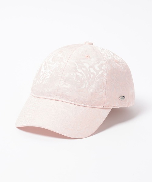 Heather（ヘザー）の「ROSEジャガードCAP　1056197（キャップ・レディース・ブラック/ピンク・ONE SIZE）」の7枚目の写真