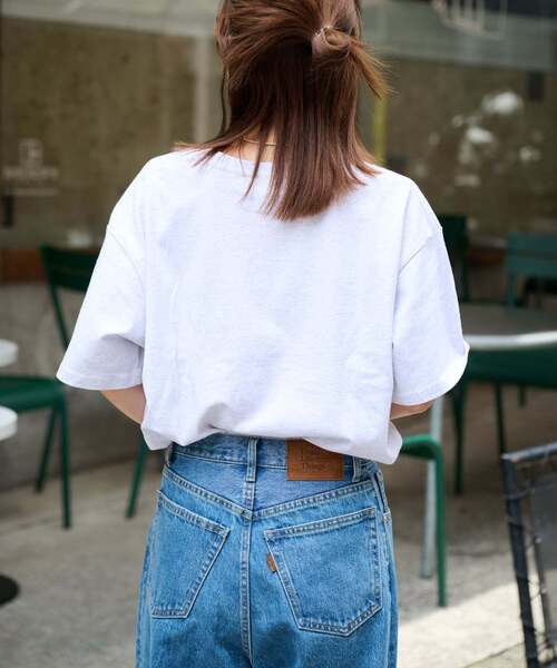 OUTDOOR PRODUCTS（アウトドアプロダクツ）の「追加4 ピグメントカットオフZOO TEE（Tシャツ/カットソー・レディース・アイボリー/グレー/ライトグレー・FREE）」の7枚目の写真