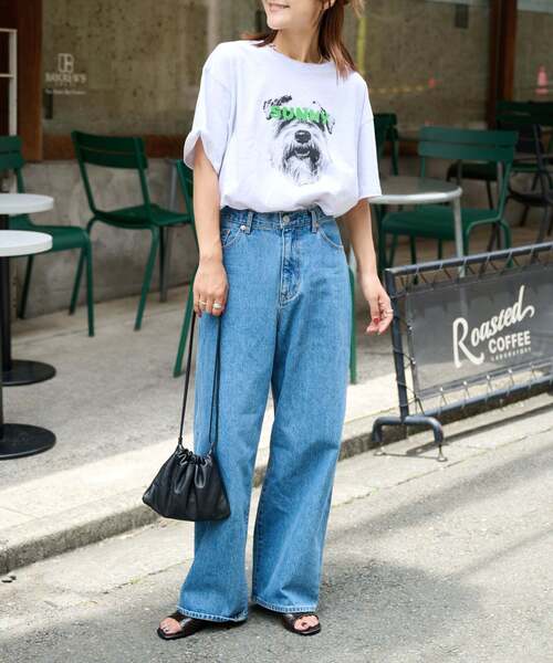 OUTDOOR PRODUCTS（アウトドアプロダクツ）の「追加4 ピグメントカットオフZOO TEE（Tシャツ/カットソー・レディース・アイボリー/グレー/ライトグレー・FREE）」の11枚目の写真