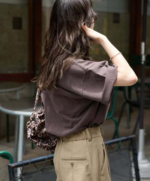 OUTDOOR PRODUCTS（アウトドアプロダクツ）の「追加4 ピグメントカットオフZOO TEE（Tシャツ/カットソー・レディース・アイボリー/グレー/ライトグレー・FREE）」の20枚目の写真