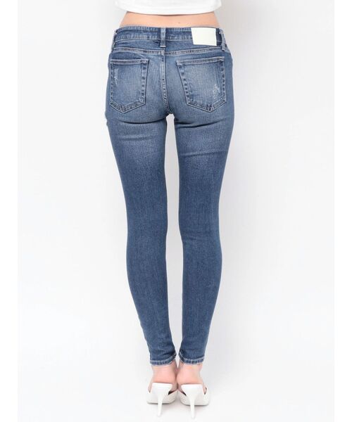 GYDA(ジェイダ)の「ジャストウエストSIDE RIPPEDスキニーデニムパンツ(デニムパンツ・レディース・インディゴブルー/ブルー・X-SMALL/MEDIUM/SMALL)」の20枚目の写真