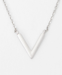 folklore | シンプルシルエット[V字][I字]モチーフネックレス(ネックレス)