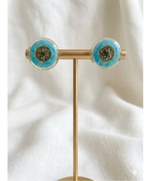 【Flower】ヴィンテージボタンピアス(MA)