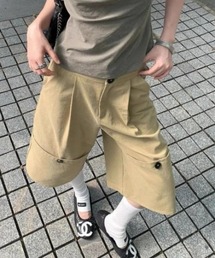 折り返しデザインハーフパンツ