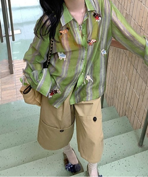Vipoa（ヴィポア）の「折り返しデザインハーフパンツ（その他パンツ・レディース・ベージュ・MEDIUM/LARGE）」の16枚目の写真