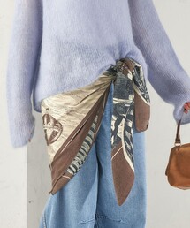 SHIPS（シップス）の「manipuri: 120*120 STOLE 26AW（ストール/ショール・レディース）」