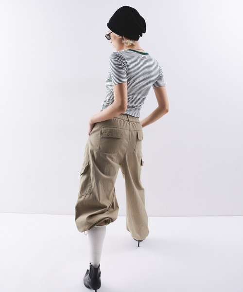 HANNE(アン)の「ライトカーゴパンツ(カーゴパンツ・レディース・ベージュ・S/M)」の11枚目の写真