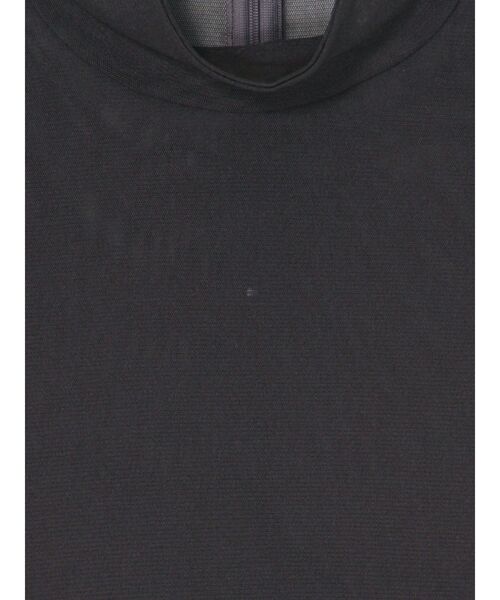 UN3D.(アンスリード)の「HALF BI-COLOR TULLE TOP / ハーフバイカラータートルトップ(Tシャツ/カットソー・レディース・グレー/ブラック・FREE)」の6枚目の写真
