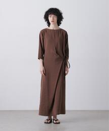 YLEVE / RAYON-POLYESTER BROAD DRESS