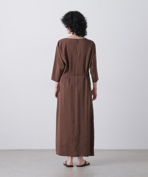 YLEVE(イレーヴ)の「YLEVE / RAYON-POLYESTER BROAD DRESS(ワンピース・レディース・ブラウン/ブラック・1)」の17枚目の写真