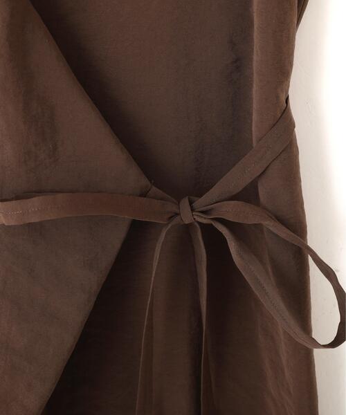 YLEVE(イレーヴ)の「YLEVE / RAYON-POLYESTER BROAD DRESS(ワンピース・レディース・ブラウン/ブラック・1)」の11枚目の写真