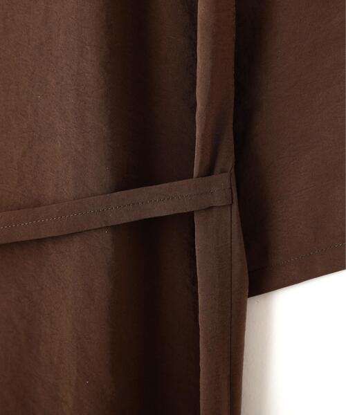 YLEVE(イレーヴ)の「YLEVE / RAYON-POLYESTER BROAD DRESS(ワンピース・レディース・ブラウン/ブラック・1)」の12枚目の写真