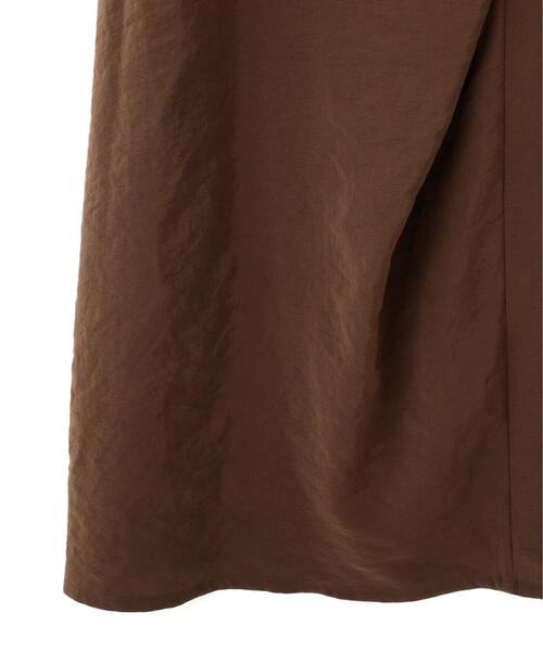 YLEVE(イレーヴ)の「YLEVE / RAYON-POLYESTER BROAD DRESS(ワンピース・レディース・ブラウン/ブラック・1)」の13枚目の写真