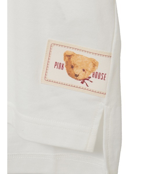 PINK HOUSE(ピンクハウス)の「ジャーマンクラフトベアプリントカットソー(Tシャツ/カットソー・レディース・レッド/ブルー/キナリ/ブラック・LARGE/MEDIUM)」の14枚目の写真