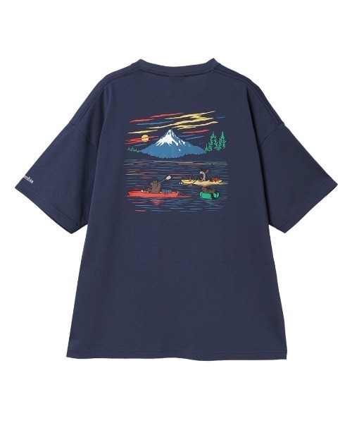 Columbia(コロンビア)の「コロンビア Columbia レイクトゥアベニューグラフィックショートスリーブTシャツ(Tシャツ/カットソー・メンズ・ホワイト系その他/ホワイト/ホワイト×グリーン/ブルー/アイボリー・L/M/LL/S)」の1枚目の写真