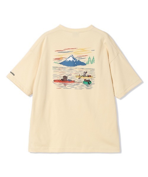 Columbia(コロンビア)の「コロンビア Columbia レイクトゥアベニューグラフィックショートスリーブTシャツ(Tシャツ/カットソー・メンズ・ホワイト系その他/ホワイト/ホワイト×グリーン/ブルー/アイボリー・L/M/LL/S)」の3枚目の写真