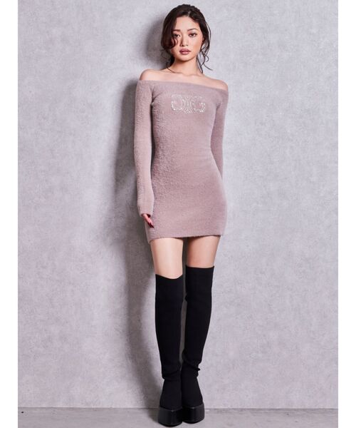 GYDA（ジェイダ）の「チャンキーソールサイハイニットブーツ（ブーツ・レディース・ブラック・LARGE/MEDIUM/SMALL）」の6枚目の写真