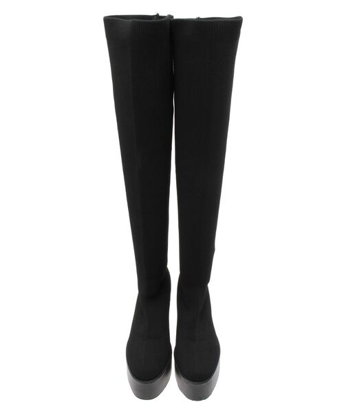 GYDA（ジェイダ）の「チャンキーソールサイハイニットブーツ（ブーツ・レディース・ブラック・LARGE/MEDIUM/SMALL）」の18枚目の写真