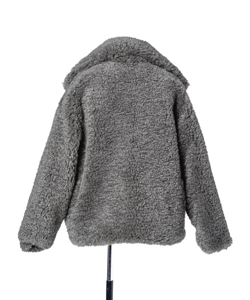 muller of yoshiokubo（ミュラーオブヨシオクボ）の「muller of yoshiokubo ミュラーオブヨシオクボ / REVERSIBLE SNOW BLOUSON ファー×サテンリバーシブルスノーブルゾン / MLF26705（ブルゾン・レディース・ベージュ/ブルー/ブラック・36/38）」の20枚目の写真