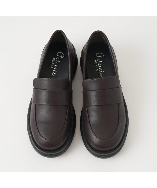 FLAT(フラット)の「軽量厚底 スニーカーソールローファー(ローファー・レディース・ブラック・22.5cm/23.0cm/23.5cm/24.0cm/24.5cm/25.0cm)」の17枚目の写真