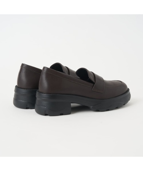 FLAT(フラット)の「軽量厚底 スニーカーソールローファー(ローファー・レディース・ブラック・22.5cm/23.0cm/23.5cm/24.0cm/24.5cm/25.0cm)」の18枚目の写真