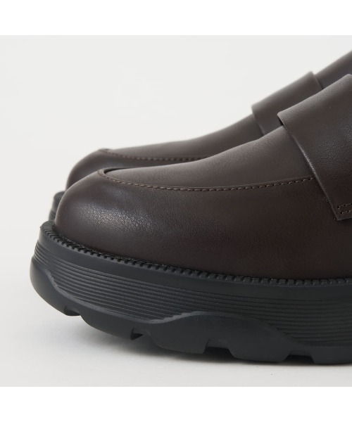 FLAT(フラット)の「軽量厚底 スニーカーソールローファー(ローファー・レディース・ブラック・22.5cm/23.0cm/23.5cm/24.0cm/24.5cm/25.0cm)」の20枚目の写真