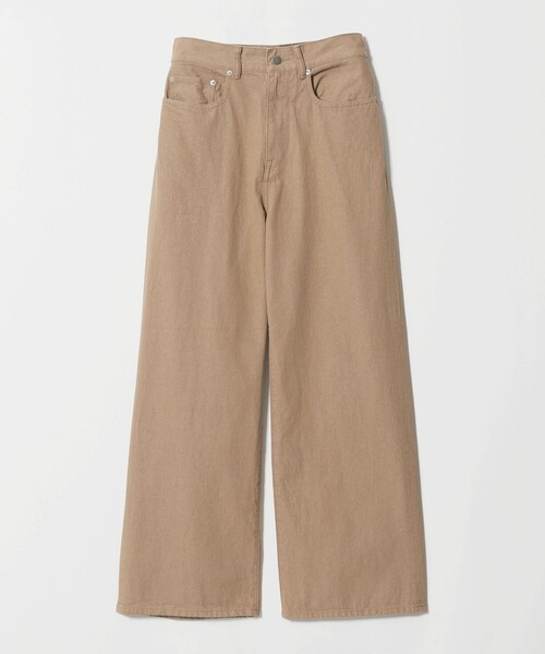 UNITED ARROWS(ユナイテッドアローズ)の「ルーズ ストレート デニムパンツ 26FW(デニムパンツ・レディース・ブラウン系/ライトブルー/ベージュ・36/34/38)」の2枚目の写真