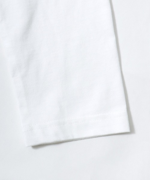 HANES(ヘインズ)の「Hanes(ヘインズ)1P クルーネックロンT BEEFY-T for HER/無地 長袖Tシャツ/パックT(Tシャツ/カットソー・レディース・ピンク/グレー/ホワイト・M/L)」の5枚目の写真