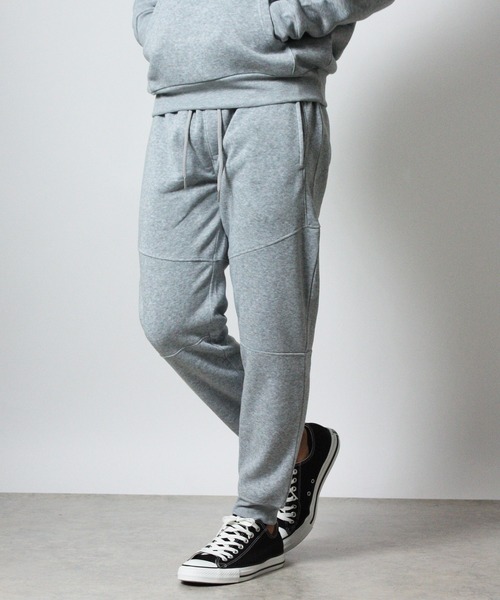 NYLAUS(ナイラス)の「【Nylaus】裏起毛 スウェットパンツ スリムパンツ ストレッチパンツ 切替デザイン(スウェットパンツ・メンズ・杢グレー/ブラック/チャコール/ネイビー・M/LL/L)」の8枚目の写真