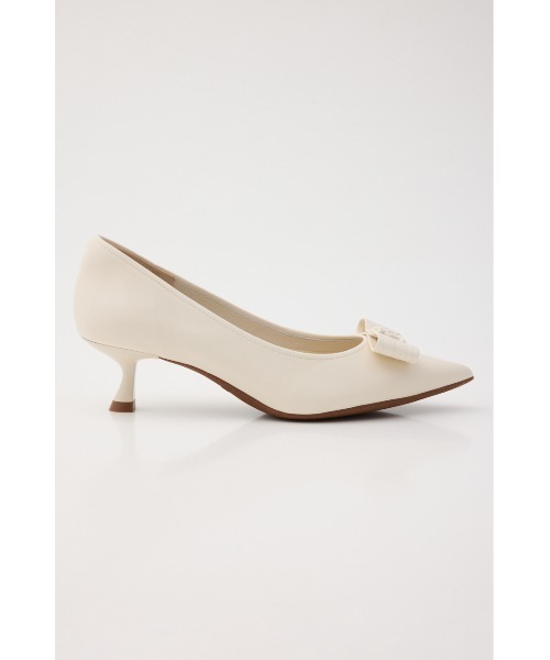 STACCATO（スタッカート）の「ラニーキトゥンヒールパンプス（パンプス・レディース・ホワイト/ブラック・23cm/23.5cm/24cm/22.5cm/24.5cm）」の5枚目の写真