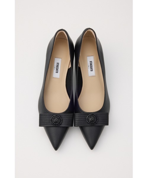STACCATO（スタッカート）の「ラニーキトゥンヒールパンプス（パンプス・レディース・ホワイト/ブラック・23cm/23.5cm/24cm/22.5cm/24.5cm）」の14枚目の写真