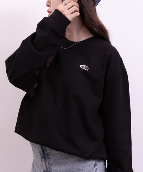 THE NORTH FACE（ザノースフェイス）の「THE NORTH FACE(ザ・ノースフェイス)/M'S EASYON L/S R/TEE（Tシャツ/カットソー・レディース・ブラック/チャコールグレー/クリーム・L/M/XL）」の5枚目の写真