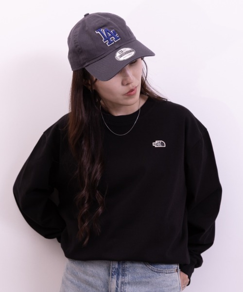 THE NORTH FACE（ザノースフェイス）の「THE NORTH FACE(ザ・ノースフェイス)/M'S EASYON L/S R/TEE（Tシャツ/カットソー・レディース・ブラック/チャコールグレー/クリーム・L/M/XL）」の6枚目の写真