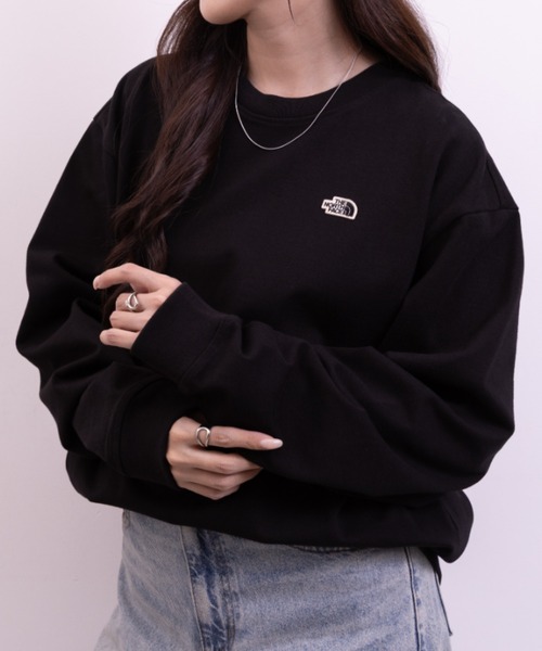 THE NORTH FACE（ザノースフェイス）の「THE NORTH FACE(ザ・ノースフェイス)/M'S EASYON L/S R/TEE（Tシャツ/カットソー・レディース・ブラック/チャコールグレー/クリーム・L/M/XL）」の4枚目の写真