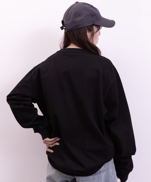THE NORTH FACE（ザノースフェイス）の「THE NORTH FACE(ザ・ノースフェイス)/M'S EASYON L/S R/TEE（Tシャツ/カットソー・レディース・ブラック/チャコールグレー/クリーム・L/M/XL）」の11枚目の写真