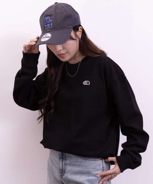 THE NORTH FACE（ザノースフェイス）の「THE NORTH FACE(ザ・ノースフェイス)/M'S EASYON L/S R/TEE（Tシャツ/カットソー・レディース・ブラック/チャコールグレー/クリーム・L/M/XL）」の8枚目の写真
