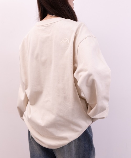 THE NORTH FACE（ザノースフェイス）の「THE NORTH FACE(ザ・ノースフェイス)/M'S EASYON L/S R/TEE（Tシャツ/カットソー・レディース・ブラック/チャコールグレー/クリーム・L/M/XL）」の20枚目の写真