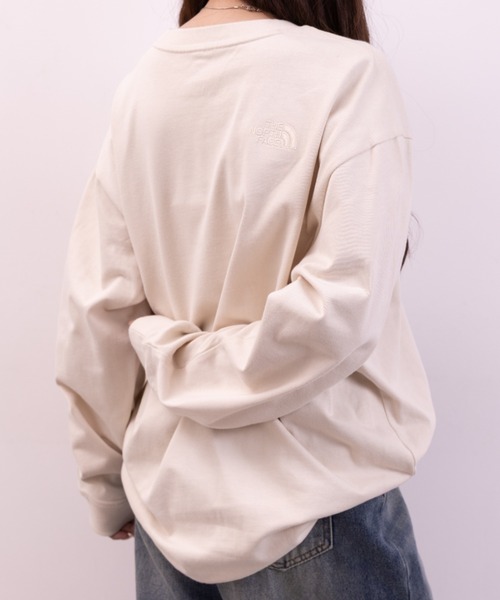 THE NORTH FACE（ザノースフェイス）の「THE NORTH FACE(ザ・ノースフェイス)/M'S EASYON L/S R/TEE（Tシャツ/カットソー・レディース・ブラック/チャコールグレー/クリーム・L/M/XL）」の21枚目の写真