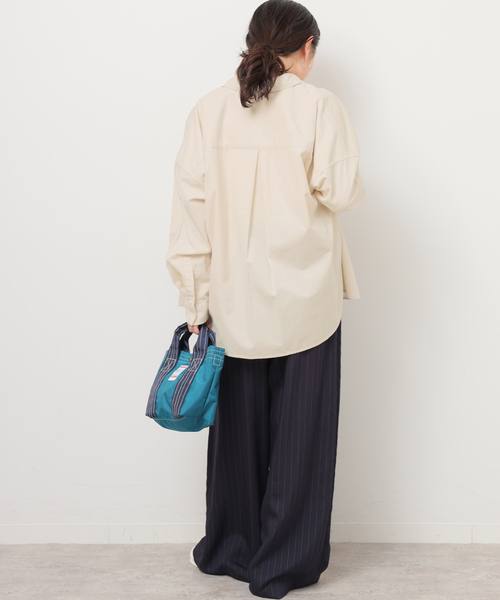 JOURNAL STANDARD relume(ジャーナルスタンダード レリューム)の「《追加》コットンコーデュロイオーバーサイズシャツ(シャツ/ブラウス・レディース・ピンク/ホワイト/グレー・FREE)」の13枚目の写真