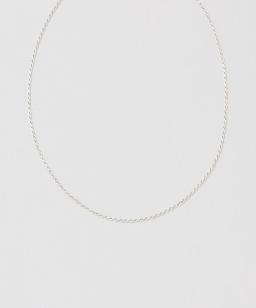 BEAUTY&YOUTH UNITED ARROWS(ビューティーアンドユースユナイテッドアローズ)の「SILVER925 スクリュー チェーン ネックレス(ネックレス・メンズ・シルバー・FREE)」の1枚目の写真