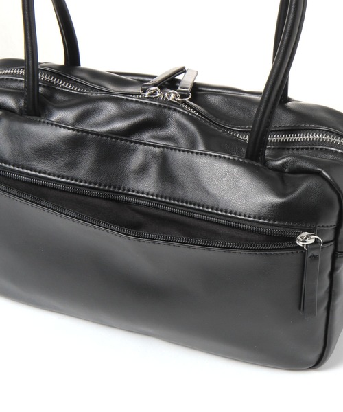 LEPSIM(レプシィム)の「【500mlペットボトルも入る】ダブルポケットボストン 1049456(ボストンバッグ・レディース・ブラック/ブラウン・ONE SIZE)」の17枚目の写真
