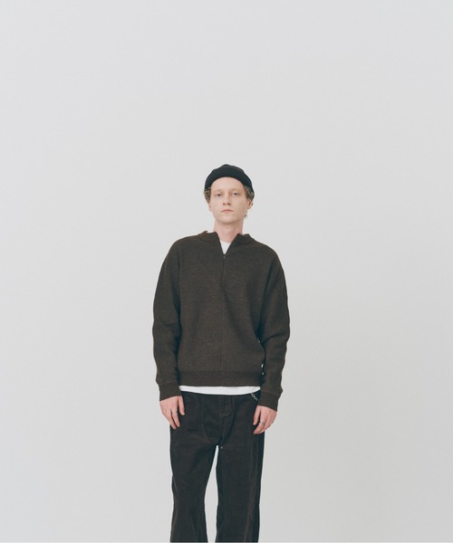 MILITARY(ミリタリー)の「【MAISON CLUB】Half Zip Pullover Knit / ハーフジッププルオーバーニット SNF(ニット/セーター・メンズ・ブラック/ブラウン・M/L)」の16枚目の写真