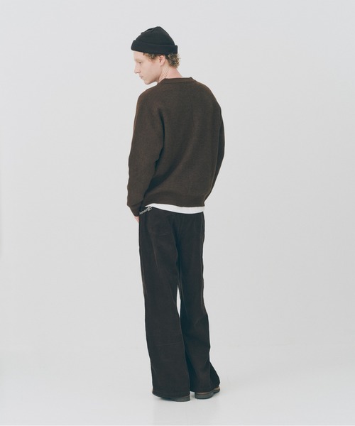 MILITARY(ミリタリー)の「【MAISON CLUB】Half Zip Pullover Knit / ハーフジッププルオーバーニット SNF(ニット/セーター・メンズ・ブラック/ブラウン・M/L)」の20枚目の写真